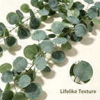 4 Pack Artificial Eucalyptus Garland Hanging Greenery Decor 6.9FT, alternate view 4