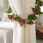 4 Pack Artificial Flower Garland, 5.6 FT Camellia Vine for Wedding Arch, alternate view 7