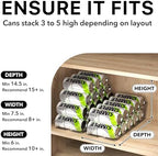 4-Pack Assorted Can Organizer for Refrigerator/Pantry, alternate view 5