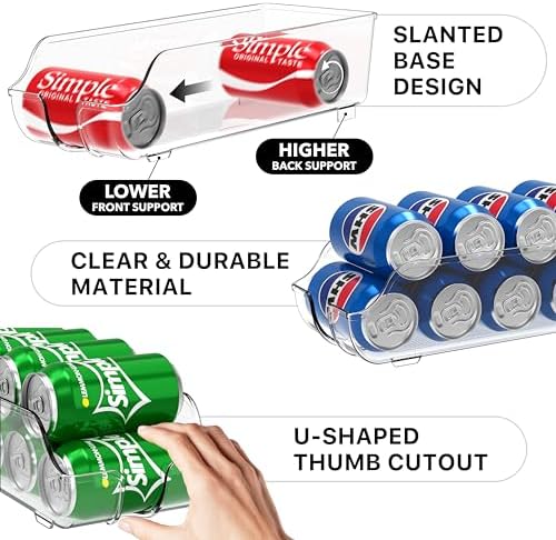 4-Pack Assorted Can Organizer for Refrigerator/Pantry, alternate view 6