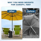 4 Pack Canopy Water Weight Bag, 220 LBS Water Tent Weights Set of 4 Leg Weights for Gazebo, Pop Up Canopy, alternate view 5