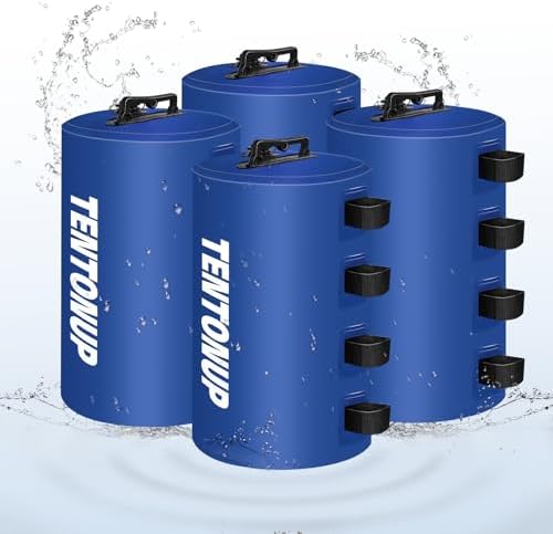 4 Pack Canopy Water Weight Bag, 220 LBS Water Tent Weights Set of 4 Leg Weights for Gazebo, Pop Up Canopy