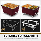 4-Pack Chafer Wind Guard | Chafer Stand Cover for Chaffing Buffet Decorative Food Warmer, Flame Retardant, alternate view 6