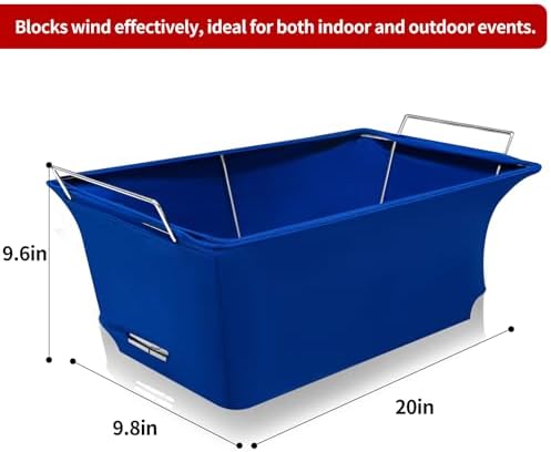 4-PACK Chafer Wind Guard, Chafing Dish Wind Guard, Chaffing Buffet Decorative Food Warmer, Flame Retardant, alternate view 2