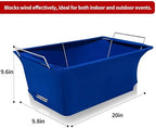 4-PACK Chafer Wind Guard, Chafing Dish Wind Guard, Chaffing Buffet Decorative Food Warmer, Flame Retardant, alternate view 2