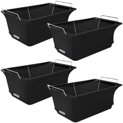 4-PACK Chafer Wind Guard, Chafing Dish Wind Guard, Chaffing Buffet Decorative Food Warmer, Flame Retardant