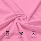 4 Pack Cocktail Tablecloth Bar Top Table Covers Round Pink Spandex, alternate view 6