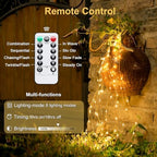 4 Pack Fairy Lights Battery Operated with Remote, Warm White in Warm White, alternate view 5