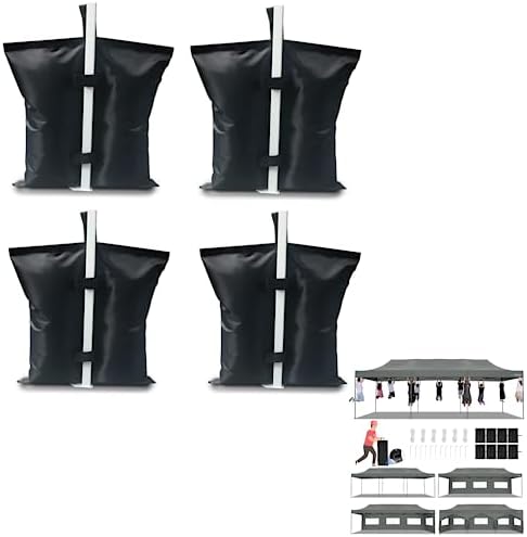4 Pack Gazebo Weight Bags, Green in green