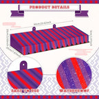 4 Pack Halloween Awning Decoration for Circus, Purple and Red, alternate view 2