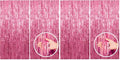 4 Pack Pink Backdrop Party Decorations Tinsel Curtain Party Backdrop Foil Fringe Birthday Decorations Photo