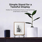4 Pack Plate Stands for Display - 6 Inch Plate Holder Display Stand + Metal Easel Stand for Picture Frame, alternate view 3