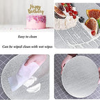 4 Pack Silver Cake Boards Round Cake Circles 6, 8, 10, 12 Inch in Silver, alternate view 5