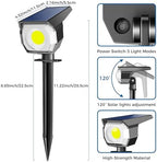 4 Pack Solar Spot Lights Outdoor Waterproof, Landscape Spotlights, alternate view 6