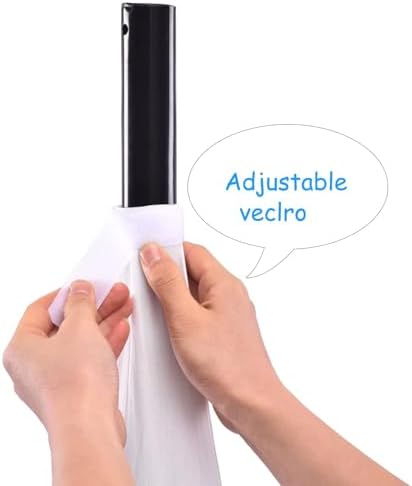 4 Pack Speaker Stand Cover Tripod Scrim, DJ Speaker Stand Scrim Tripod Cover with 360 Degree Coverage, alternate view 5