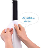 4 Pack Speaker Stand Cover Tripod Scrim, DJ Speaker Stand Scrim Tripod Cover with 360 Degree Coverage, alternate view 5