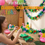 4 Pack Tropical Hawaiian Garland Luau Party Decorations, 40ft, alternate view 3