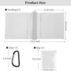 4-Pack White Sandbag Weight Bag for Light Stand Photography Video Equipment, alternate view 5