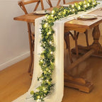 4 Packs 6FT Artificial Eucalyptus Garland Faux Greenery Garland, alternate view 2