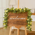 4 Packs 6FT Artificial Eucalyptus Garland Faux Greenery Garland, alternate view 6