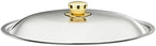 4 Packs Gold Chafing Dishes for Buffet,5QT Round Gold Chafers and Buffet Warmers Sets with Water Pan, Food Pan, alternate