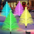 4 Packs Solar Christmas Tree Jellyfish Lights Multi-Color Changing Christmas Decorations Outdoor Xmas Gifts for