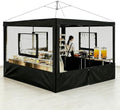 4 Panel 10x10 Food Tent Sidewalls, Mesh Canopy Replacement Walls