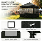 4 Panel 10x10 Food Tent Sidewalls, Mesh Canopy Replacement Walls, alternate view 7