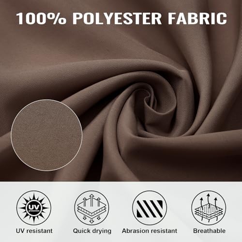 4-Panel 12' x 16' Gazebo Replacement Curtains, Patio Privacy Sidewalls with Double Zipper, Replacement for, alternate view 6