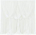 4 Panels Ivory Backdrop Curtains for Wedding Party Wrinkle Free Backdrops Curtain Drapes Fabric Decorations