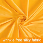 4 Panels Marigold Backdrop Curtain for Parties Wrinkle Free Photo Curtains Backdrop Drapes Fabric Decoration for, alternate