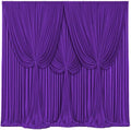 4 Panels Purple Backdrop Curtains for Wedding Party Wrinkle Free Backdrops Curtain Drapes Fabric Decorations