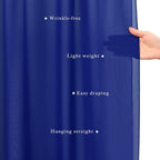 4 Panels Wedding Arch Draping Fabric 20Ft Length x 28" Width Royal Blue Arch Drapes Chiffon Fabric Sheer, alternate view 5