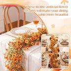 4 Pcs 6ft Fall Artificial Daisy Garland Autumn Hanging Vine Decor, alternate view 3
