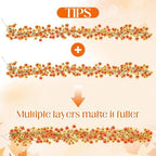 4 Pcs 6ft Fall Artificial Daisy Garland Autumn Hanging Vine Decor, alternate view 4