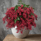 4 Pcs Artificial Berry Stem for Vase, 40In Faux Nandina Branches Fall Floral Picks Fake Realistic Berry Spray