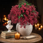4 Pcs Artificial Berry Stem for Vase, 40In Faux Nandina Branches Fall Floral Picks Fake Realistic Berry Spray, alternate view