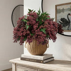 4 Pcs Artificial Berry Stem for Vase, 40In Faux Nandina Branches Fall Floral Picks Fake Realistic Berry Spray, alternate view