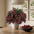4 Pcs Artificial Berry Stem for Vase, 40In Faux Nandina Branches Fall Floral Picks Fake Realistic Berry Spray, alternate view