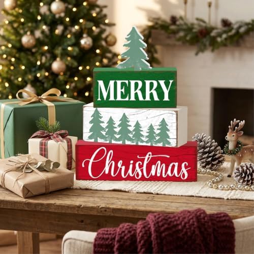 4 Pcs Christmas Tree Table Decorations, alternate view 3