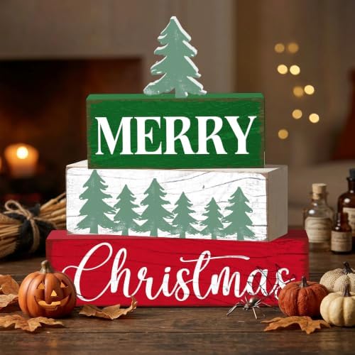 4 Pcs Christmas Tree Table Decorations, alternate view 6