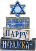 4 Pcs Hanukkah Table Decorations for Home, Star of David Signs