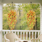 4 Pcs Outdoor Fall Decor, Artificial Mums For Outdoors, Fall Flowers Artificial For Decoration, Fake Mums Faux, alternate