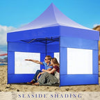 4 Pcs Sidewall for 10x10 Canopy Sidewall with Window Wall, Blue in Blue, alternate view 6