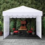 4 Pcs Sidewall for 10x10 Canopy Sidewall with Window Wall, White in White, alternate view 2