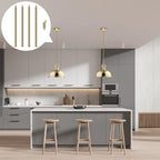 4 Pieces 12-inch M10 Threaded Extension Poles Lighting Fixture Downrods Stems & 180 Degrees Sloped Ceiling, alternate view 7