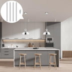 4 Pieces 12-inch M10 Threaded Extension Poles Lighting Fixture Downrods Stems & 180 Degrees Sloped Ceiling, alternate view 7