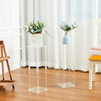 4 Pieces Acrylic Flower Stands Table Centerpieces,31.5 Inch Tall in Clear, alternate view 2