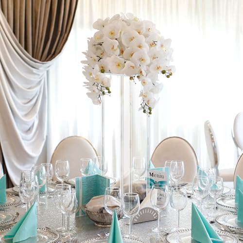 4 Pieces Acrylic Flower Stands Table Centerpieces,31.5 Inch Tall in Clear, alternate view 5