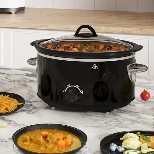 4 QT Slow Cooker, Buffet Server and Warmer with 3 Heating Modes, Compact Slow Cooker, Dishwasher-Safe Removable, alternate